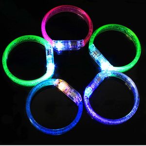 Bracelets lumineux à bulles LED multicolores, bracelets lumineux pour concerts, mariages, fêtes, vente en gros, logo personnalisé - Product Image 2