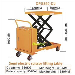 350kg Semi Électrique <span class=keywords><strong>Marche</strong></span> Levage <span class=keywords><strong>Table</strong></span> De Travail Logistique Entrepôt <span class=keywords><strong>Table</strong></span> Ascenseur Électrique Levage Électrique Ciseaux Hydrauliques - Product Image 2