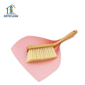Dustpan and Brush Set Plastic Eco Brush Cleaning Small Mini Brush Dustpan Set Pink Chicken Dustpan & Broom Set Wood + PP Pp+wood