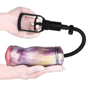 YC-2329 Realistic Oral Sex Device Air <b>Pump</b> Sex <b>Suction</b> Cup Pocket Soft Silicone Vagina Pussy Male Masturbator Cup Adult Sex Toys - Product Image 2