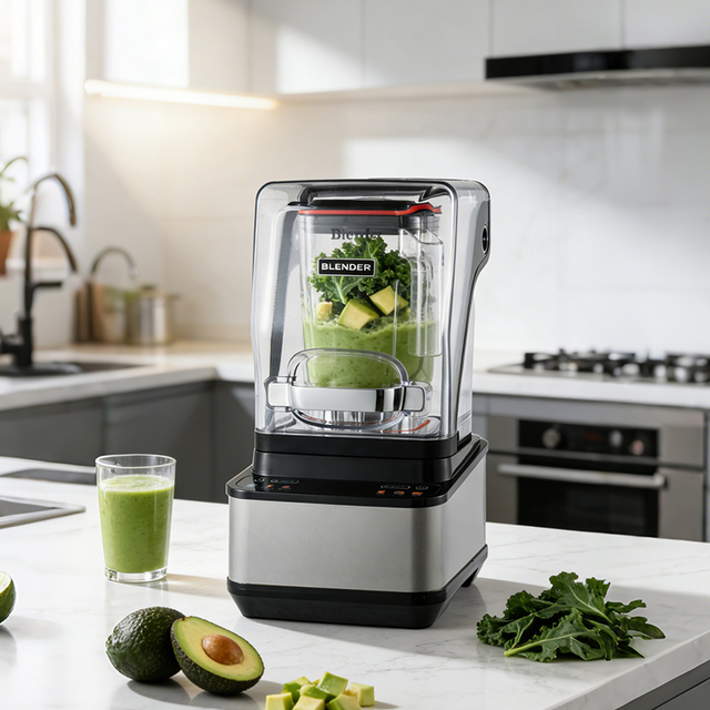 Digital Display Commercial Blender 9860 Motor 2200w High Power Blender 2L Capacity Electric Smoothies Blender