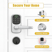 Serratura Intelligente TTlock, Serratura Digitale con Impronta Digitale e Password, Serratura Smart WiFi TUYA per Appartamenti e Case