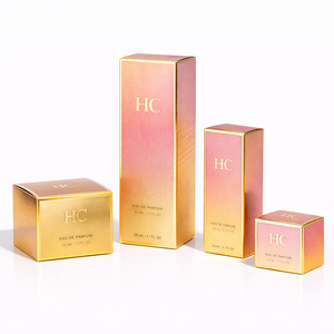 Custom Perfume Folding Carton Box with Gloss Lamination and Auto-Lock Bottom for Retail Scent Packaging - Product Image 3