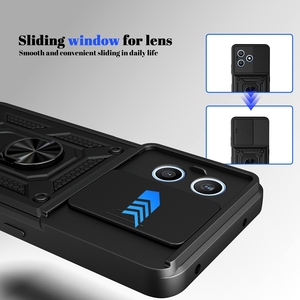 Coque de téléphone antichoc avec protection intégrale pour Honor X8D 4G, en PC+TPU, avec pare-chocs coulissant, vente flash - Product Image 4