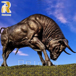 Escultura <span class=keywords><strong>de</strong></span> Bronce <span class=keywords><strong>de</strong></span> Toreo <span class=keywords><strong>de</strong></span> Animales <span class=keywords><strong>de</strong></span> Tamaño Real, Diseño Moderno para Exteriores, en Venta - Product Image 2