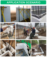 Usine ICF SongMao, blocs de coffrage en béton isolé ICF, panneaux EPS
