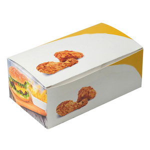 Biểu Tượng Tùy Chỉnh In Dùng Một Lần Đa Kích Thước Takeaway Để Đi Nhanh Chóng Thực Phẩm Chip <span class=keywords><strong>Burger</strong></span> Pháp Chiên Gà Takeaway Kraft Hộp Giấy - Product Image 2