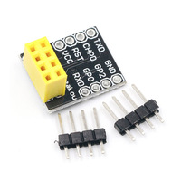 Pelat Adaptor ESP01/01S Adaptor ESP8266 ESP01 ESP01S untuk Jaringan Transceiver Wifi Serial