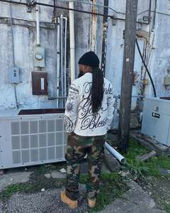 스트릿웨어 커스텀 디자인 DTG 프린트 그래픽 티 코튼 써멀 긴팔 배기 와플 니트 티셔츠 남성용 - Product Image 4