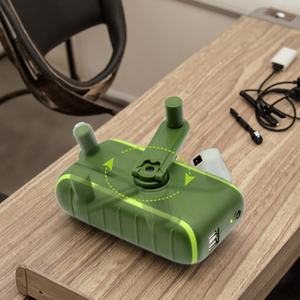 Batterie Externe Solaire Haute Qualité 8000mAh Grande Capacité, Station d'Énergie Portable à Manivelle pour Extérieur - Product Image 6