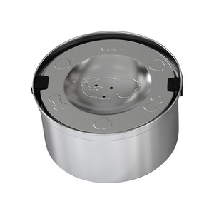 Ciotola per Cibo e Acqua per Animali Domestici in Acciaio Inox 304 Rinforzato, Capacità Ultra-grande 1,2L e 3,2L, Galleggiante e Rotonda per Cani e Gatti - Product Image 5