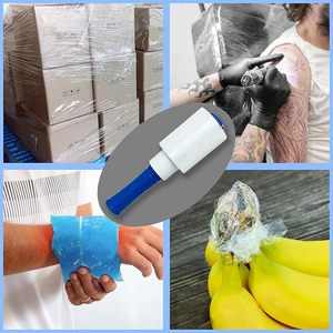 Stretch <b>Wrap</b> Roll Heavy Duty <b>Plastic</b> Moving <b>Wrap</b> 11.8" X 500FT - Product Image 6