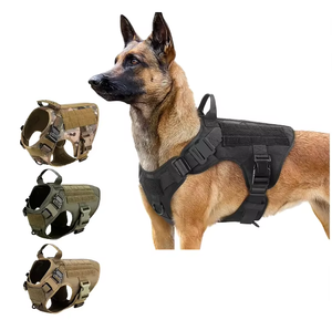 Arnés de Lujo para Mascotas, Conjunto de Correa para Perro, Arnés de Nailon 1000D con Camuflaje para Perro - Product Image 1
