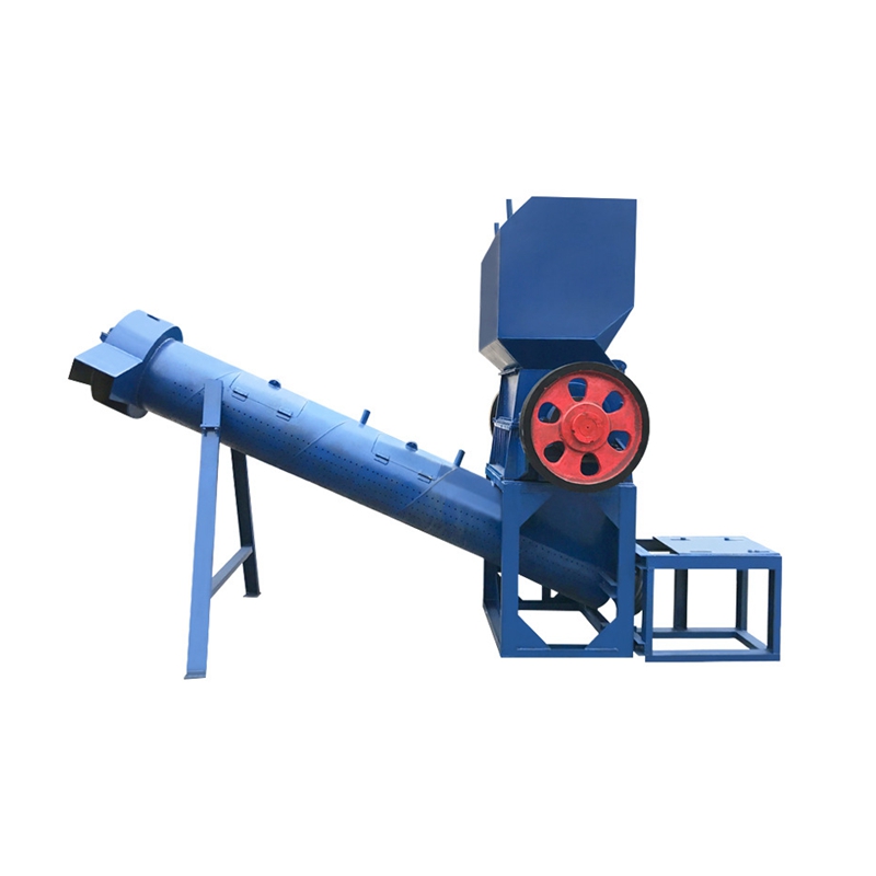 Простая в эксплуатации линия переработки пластика для удаления этикеток ПЭТ хлопья горячая стиральная машина