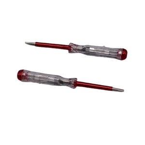 Aangepaste 100V-500V Elektrische Tester Geïsoleerde Schroevendraaier Chroom Afwerking Industriële Kwaliteit Kunststof Handgreep Sleufkop Voor Tests - Product Image 1