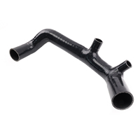 Selang Intake Udara Dingin Silikon 2 Inci, Pengganti Pipa Intake, Cocok untuk BMW N54 135i 335i 535i Z4 3.0L Hitam ICP016-BK