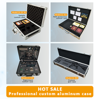 Boîte à outils portable en aluminium personnalisée OEM/ODM, étanche et antichoc, durable, pour le stockage de matériel DJ