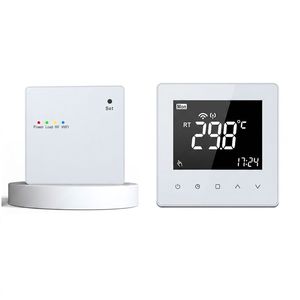 <span class=keywords><strong>Thermostat</strong></span> d'ambiance <span class=keywords><strong>sans</strong></span> <span class=keywords><strong>fil</strong></span> RF 868 MHz pour chaudière hydronique, chaudière à <span class=keywords><strong>gaz</strong></span>, système de chauffage, <span class=keywords><strong>programmable</strong></span> Tuya WiFi - Product Image 3