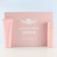 Fournisseur d'or oem boîte cosmétique de soins de la peau écologique boîte d'emballage carton plat pliant magnétique boîte cadeau paquet d'emballage