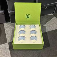 Tasses à thé colorées de style européen, luxe léger, six petites tasses, souvenirs de banquet à domicile, coffret cadeau de tasses à thé
