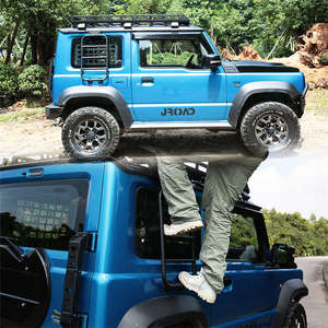 Nouvelle échelle de voiture de vent échelles de toit en aluminium échelle de fenêtre de marche latérale arrière pour <span class=keywords><strong>Suzuki</strong></span> Jimny <span class=keywords><strong>Samurai</strong></span> JB64 JB74 JB43 200- 2023 - Product Image 6