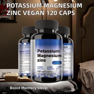 Suplemento de Aspartato de <span class=keywords><strong>Potasio</strong></span>, Magnesio y Zinc 1000mg, Apoya la Salud Vascular, Muscular y Nerviosa, Mejora la Memoria y el Sueño, Sin OMG, Vegano - Product Image 2