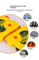 Cinta métrica retráctil de acero recubierto de ABS de 5m directo de fábrica BTE Sistema métrico impermeable y de alta rectitud