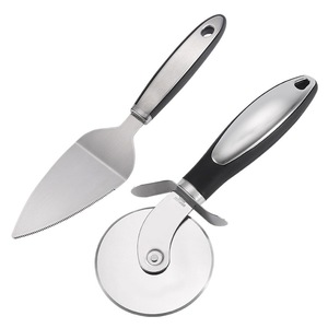 Stainless Steel Pizza Cutter With Round Wheel Handle Non Slip Baking Tool For Pizza <b>Slicing</b> - Product Image 3