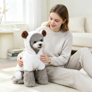Giacca per Cani XL in Poliestere Ecologico, Morbida e Calda per l'Inverno, Abbigliamento per Cani Carino, Vendita all'Ingrosso <span class=keywords><strong>del</strong></span> Produttore - Product Image 3