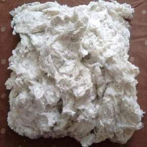Residuos de Algodón Blanco Lickerin, Fibra de Algodón Reciclada para Hilado Open End, Relleno, Materia Prima para la Industria Textil - Product Image 1