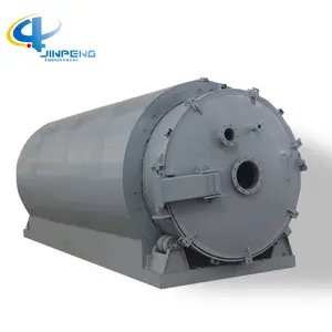 waste plastics rubber tyre recycling plant to fuel machine