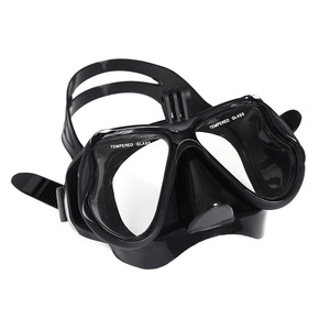 Liquid Silicone Diving Mask Two <b>Windows</b> Tempered Glass Camera Mount Snorkeling Water Sports - Product Image 3