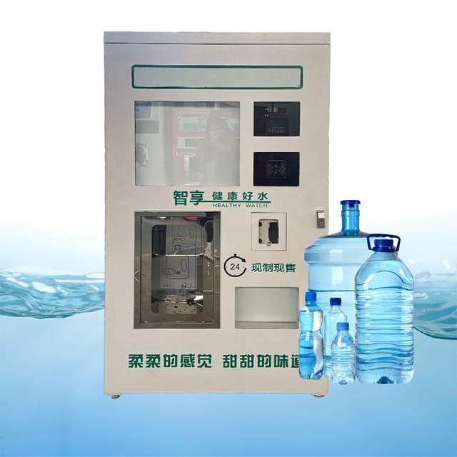 Intelligent Control Board Refill Water Vending Machine with Coin Operation SDK 24 Hours Service Customizable Capacity