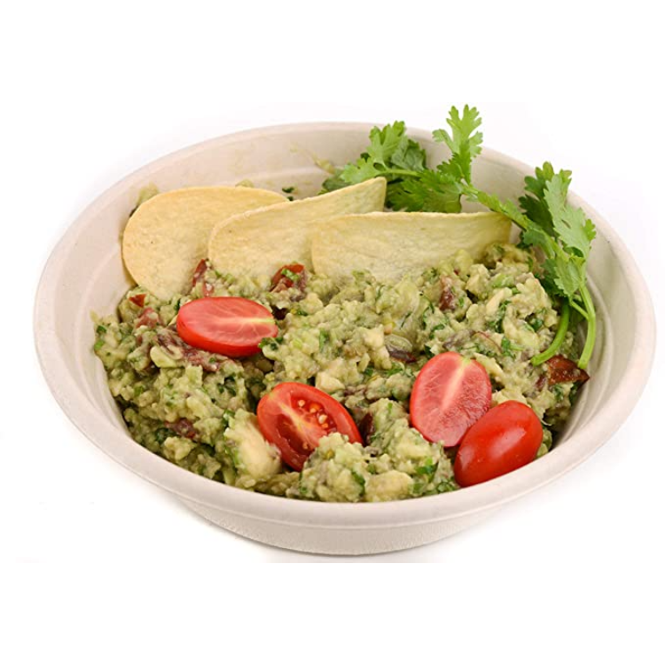 32oz Compostable Disposable Biodegradable Restaurant Serving Sugarcane Sugar Cane Bagasse Fruit Ramen Salad Soup Bowl