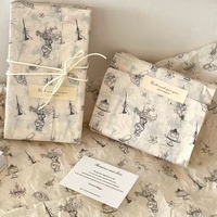 Papier de soie personnalisé imprimé de haute qualité, écologique, imperméable, résistant à la graisse, épais, pour emballages cadeaux et boîtes en papier