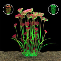 Décoration de Plantes d'Aquarium en Plastique en Gros PKY Factory, Plantes Artificielles pour Aquarium, Artisanat pour Salon
