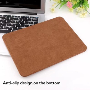 Custom Logo <b>Small</b> Size Non Slip PU Leather 15W Wireless Charging Ergonomic Mouse Pad with Wrist Rest <b>Cushion</b> for Laptop Office - Product Image 3