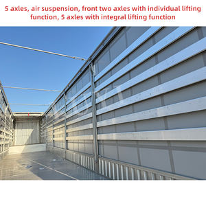 Mejor Precio, Semirremolque de 5 Ejes con Suspensión Neumática, Remolque de Cortina Lateral, Remolque de Cortina Enrollable en Venta - Product Image 6
