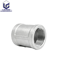 Raccord de tuyauterie à douille fileté femelle en acier inoxydable 304/316 NPT/BSP 150LB, très vendu, pour la plomberie et les conduites de gaz