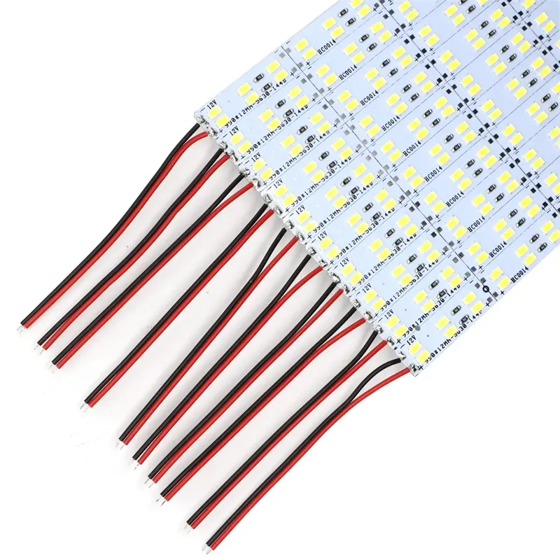 12V DC 72 LED 144LED Aluminum PCB Double Row 5730 LED BAR STRIP Lights