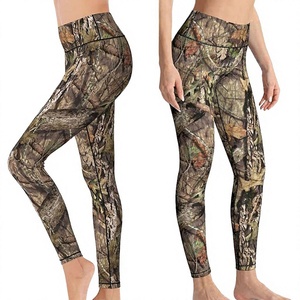 Leggings de chasse mi-mollet décontractés en tricot respirant à séchage rapide, extensibles pour activités de plein air, randonnée, camping, course à pied, fitness et entraînement sportif - Product Image 2