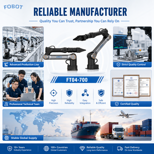 Bras robotisé industriel 6 axes FT04-700, charge utile 7 kg, portée 700 mm, précision 0,1 mm, garantie 1 an, pour machine d'assemblage et de placement 1. E - Product Image 3