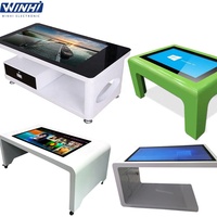 Table de jeu Android à écran tactile numérique tout-en-un de 43 pouces, table basse interactive à écran tactile capacitif pour enfants