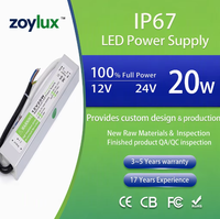 Alimentation LED étanche Série FSV 12V 24V 12W 20W 30W 36W IP67 Driver LED pour bande lumineuse LED