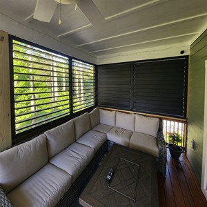 Système de persiennes extérieures modernes en alliage d'aluminium, pliantes à charnières, pare-soleil, étanches, <span class=keywords><strong>pour</strong></span> fenêtres et porches, <span class=keywords><strong>pour</strong></span> projets architecturaux - Product Image 1