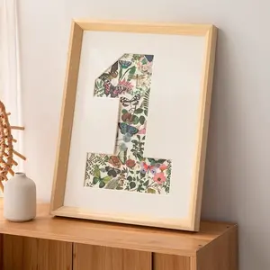 Cornice Portafoto Digitale Trasparente Fai-da-Te, Regalo per Amici, Cornice in Legno per Coppie, Cornice in Resina per Compleanno - Product Image 2