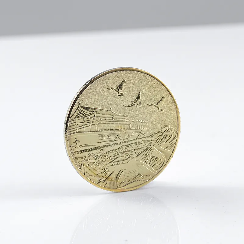 Promotional New Souvenir 3D Metal Brass Sports Champion Challenge Coin for Souvenir Gift