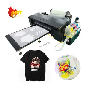 Harga pabrik A3 Inkjet T Shirt mesin cetak Transfer panas Roll Pet Film T Shirt A3 DTF Printer mesin cetak harga