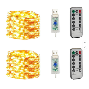 Guirnalda <span class=keywords><strong>de</strong></span> <span class=keywords><strong>Luces</strong></span> LED <span class=keywords><strong>de</strong></span> Alambre <span class=keywords><strong>de</strong></span> Cobre, <span class=keywords><strong>Luces</strong></span> <span class=keywords><strong>de</strong></span> Cadena LED Alimentadas por USB, Lámpara <span class=keywords><strong>de</strong></span> Exterior para Fiestas, Guirnalda <span class=keywords><strong>de</strong></span> <span class=keywords><strong>Luces</strong></span> Decorativas <span class=keywords><strong>con</strong></span> Control Remoto - Product Image 4