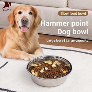 Bols pour chiens écologiques très demandés, design martelé <span class=keywords><strong>de</strong></span> luxe, durable, pour la nourriture et l'eau, pour la maison et les animaleries - Product Image 2